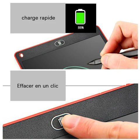 Pack Tablette digitale d'écriture et dessin pour enfants